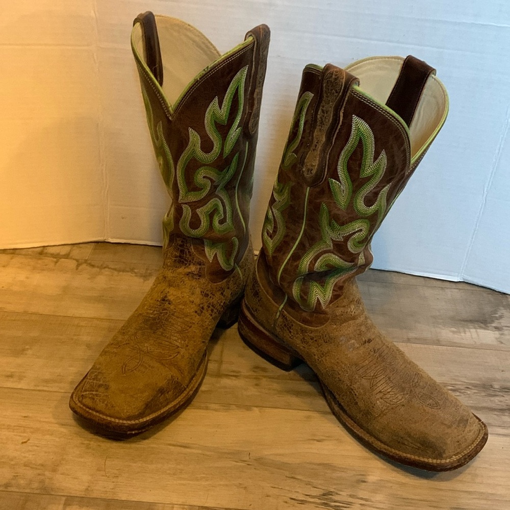 Capitan Cheyenne Men’s Western Boots, Size 9D